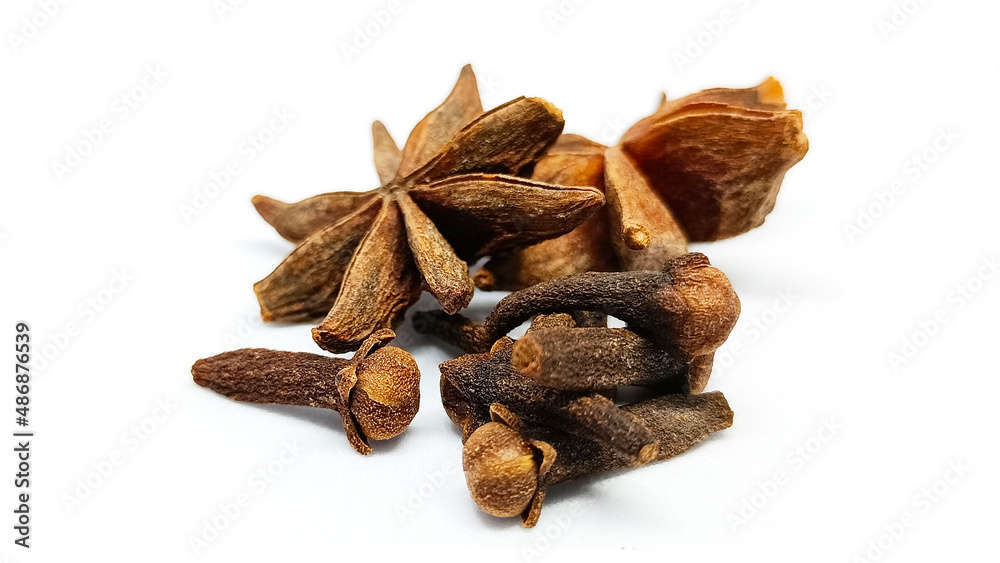 Fototapeta premium Cinnamon, Cloves and Star anise