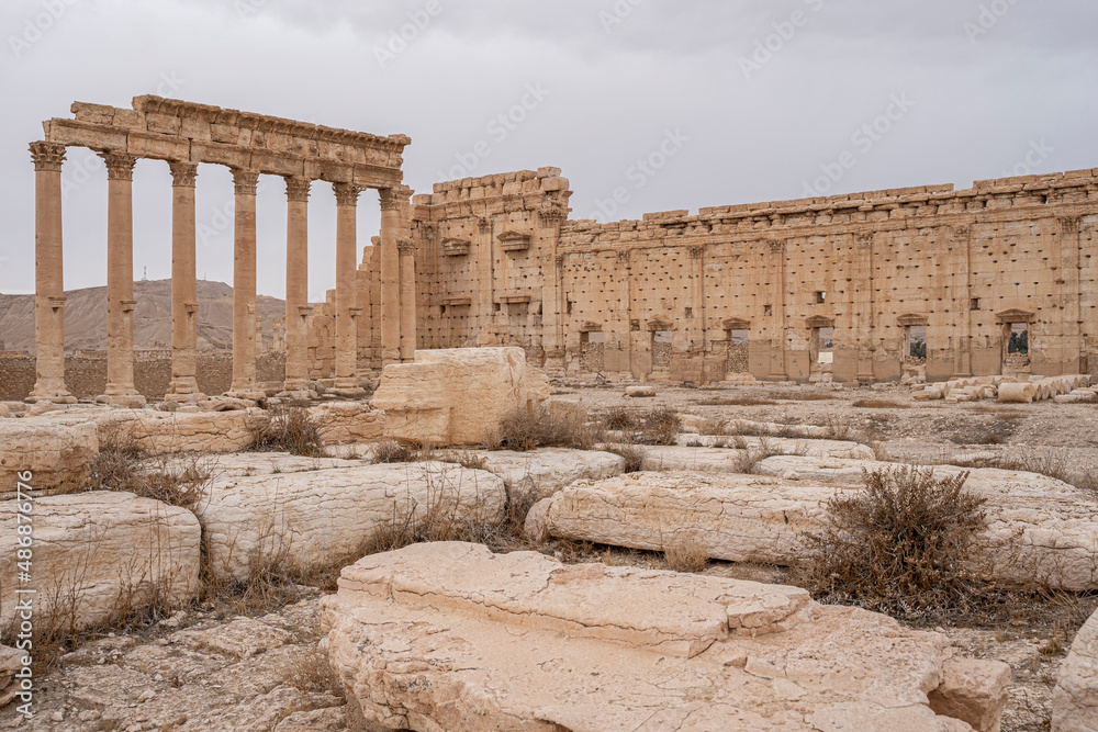Fototapeta premium The ancient city of Palmyra in Syria