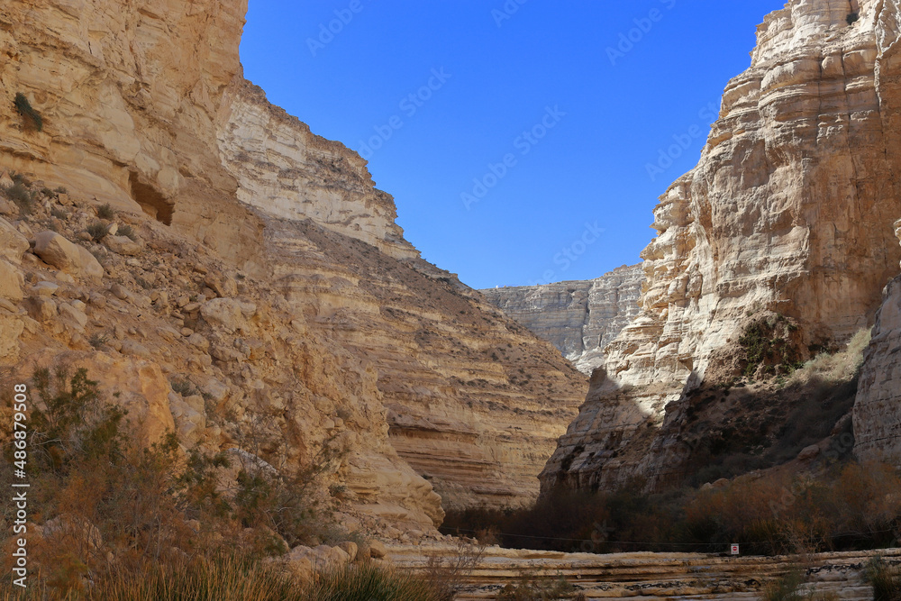 Nahal Havarim Gorge. Sde boker. Israel