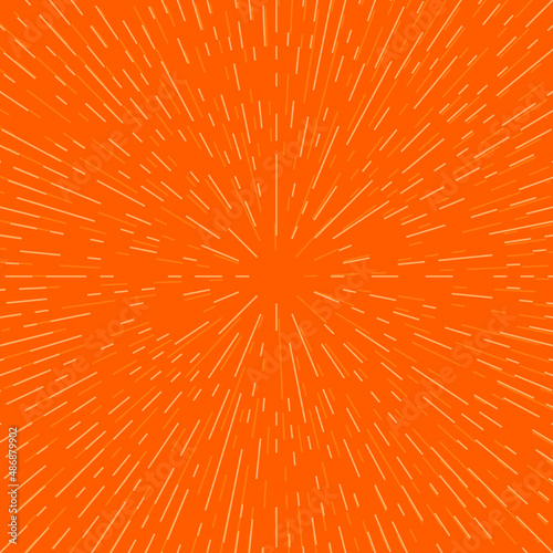 Orange abstract background with lines as texture 