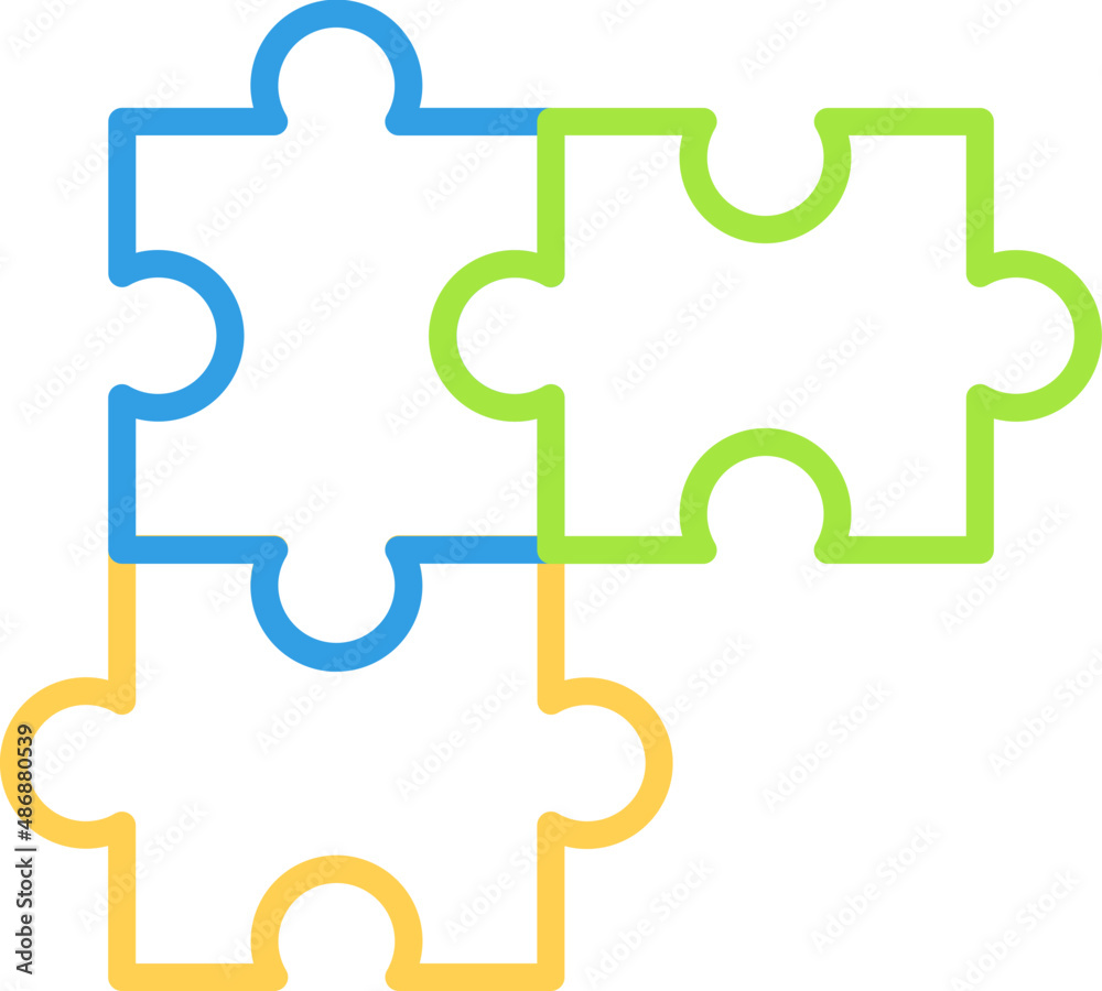 jigsaw line icon