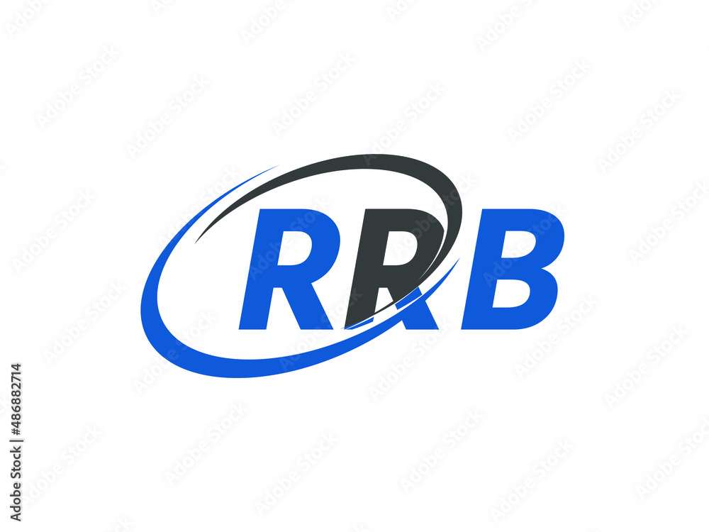 RRB letter creative modern elegant swoosh logo design RRB letter creative modern elegant swoosh logo design