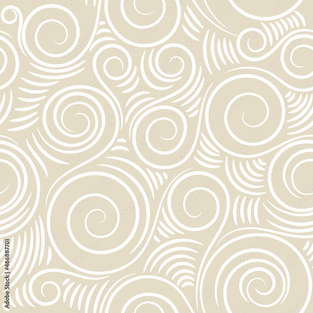 seamless pattern with spirals