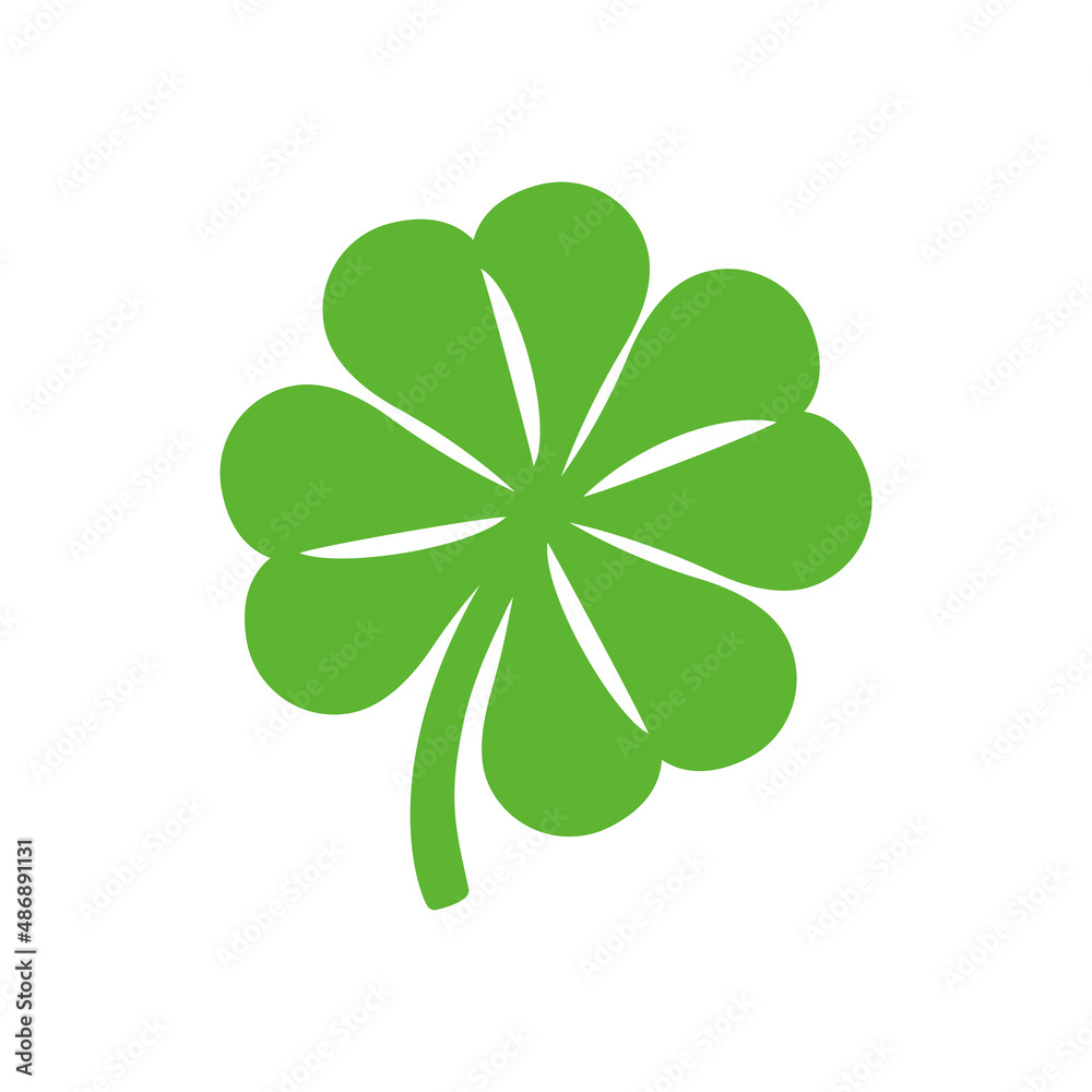 Four leaf clover icon, Lucky clover, Vector illustration Four leaf clover icon, Lucky clover, Vector illustration
