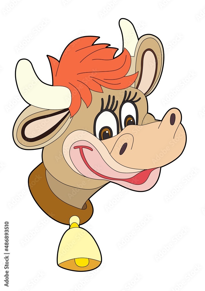 Fototapeta premium Cow head