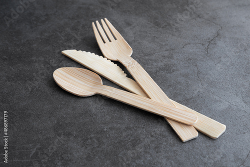 Bamboo Biodegradable Cutlery Kit
