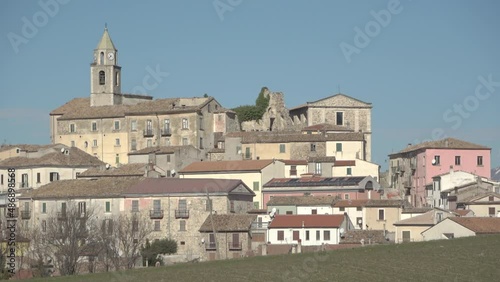 Salcito, a small town in the Molise region, Italy photo