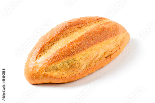 Sourdough Bread isolated on white background,