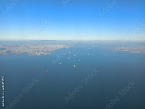 Aerial view of the San Francisco Bay Area