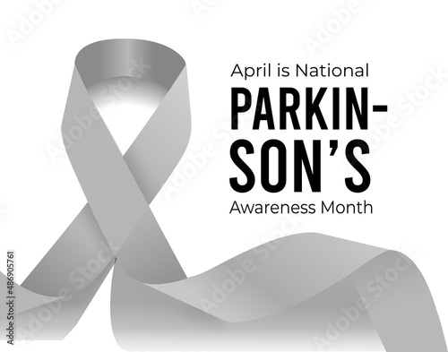 National Parkinson's Awareness Month. Vector illustration on white