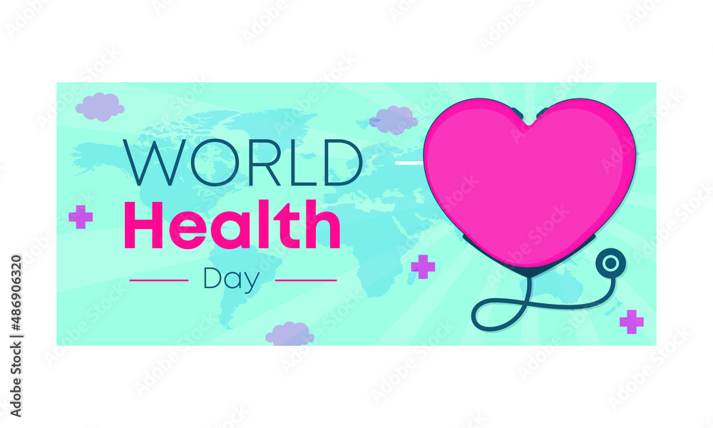 World Health Day Cover Design saved in eps 10 