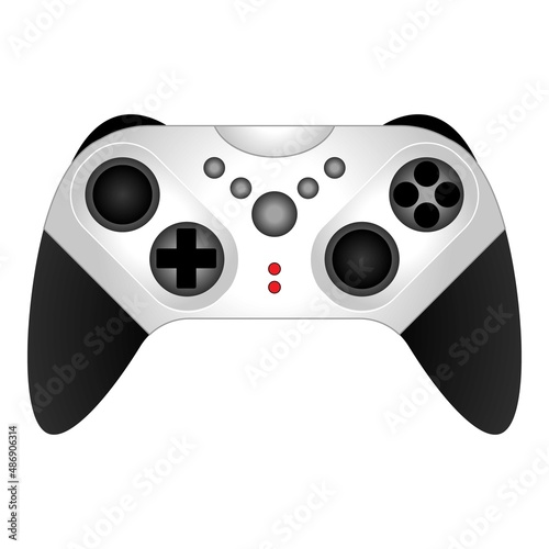 Game joystick icon cartoon vector. Gamer control