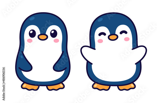 Cute cartoon penguin