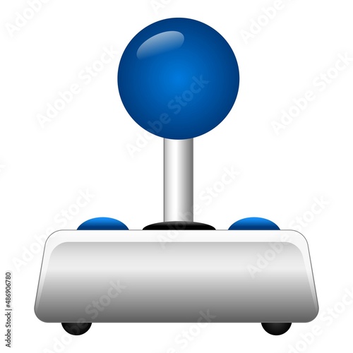 Joypad icon cartoon vector. Game control