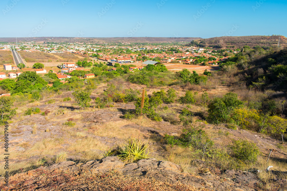 A view of Oeiras city in the dry season - Piaui state, Brazil