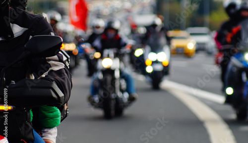 Republic Day (Turkey) Motorcycls Groups, 29.10.2020 after bosphorus bridge
