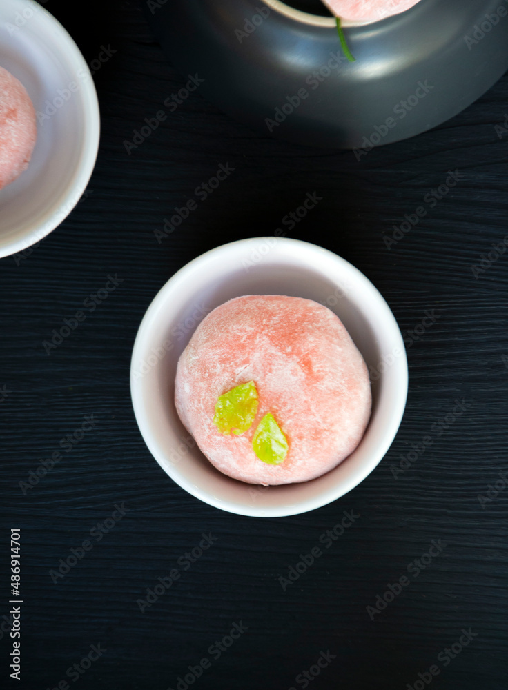 Daifuku Japanese rice sweets homemade Daifuku Japanese rice sweets homemade