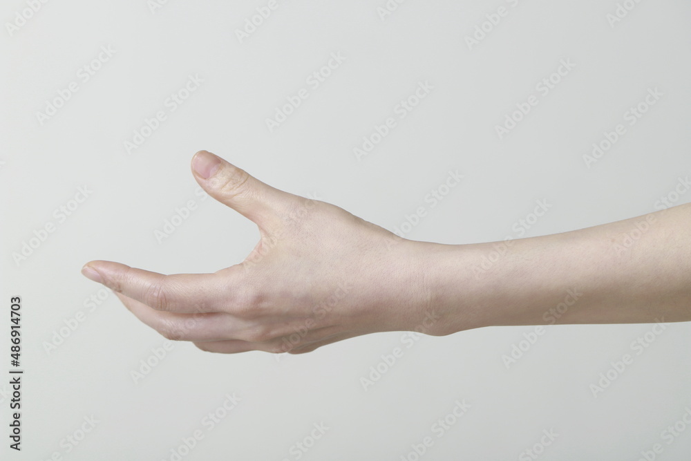 Cropped image of woman hand holding gesture Cropped image of woman hand holding gesture