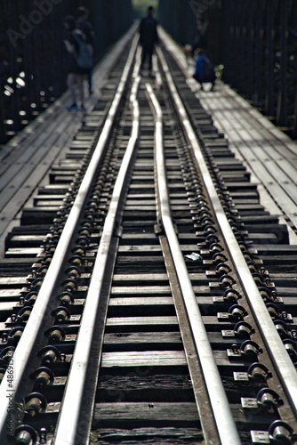 Victoria Bridge - Part of an old railway bridge in Kuala Kangsar, Malaysia