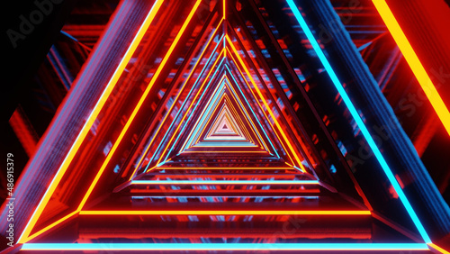 Sci-Fi Abstract Triangles