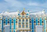 Catherine palace in winter, Pushkin, Tsarskoe Selo, St. Petersburg, Russia