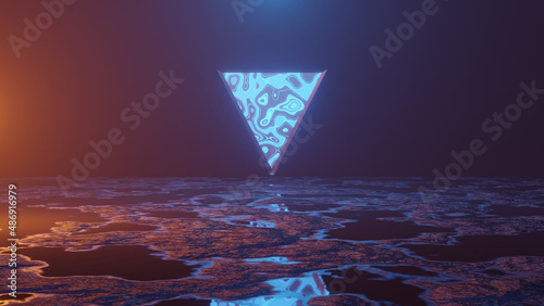 Triangle Abstract Background