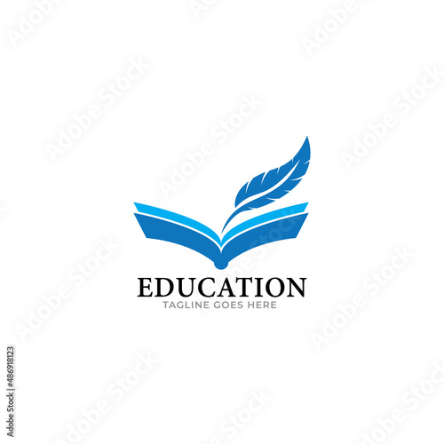 education logo. university and college school. learning logo