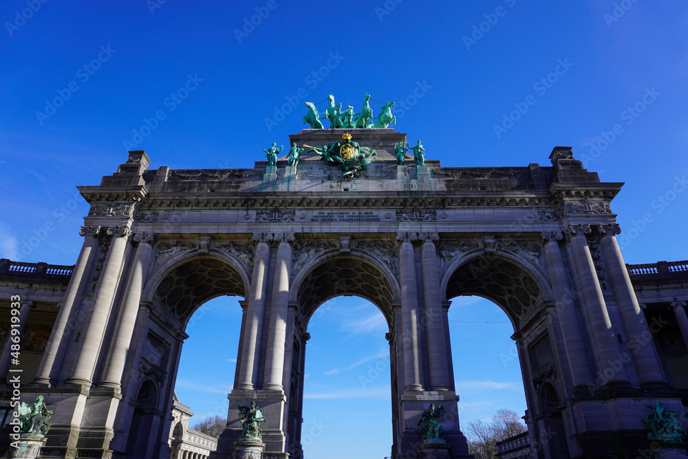 Parc Du Cinquantenaire in Brussels, Belgium. Parc Du Cinquantenaire in Brussels, Belgium.