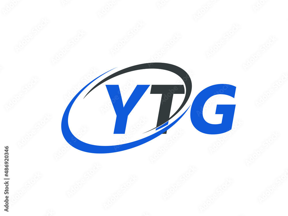 YTG letter creative modern elegant swoosh logo design YTG letter creative modern elegant swoosh logo design