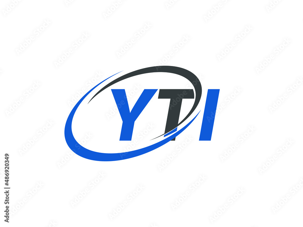 YTI letter creative modern elegant swoosh logo design YTI letter creative modern elegant swoosh logo design