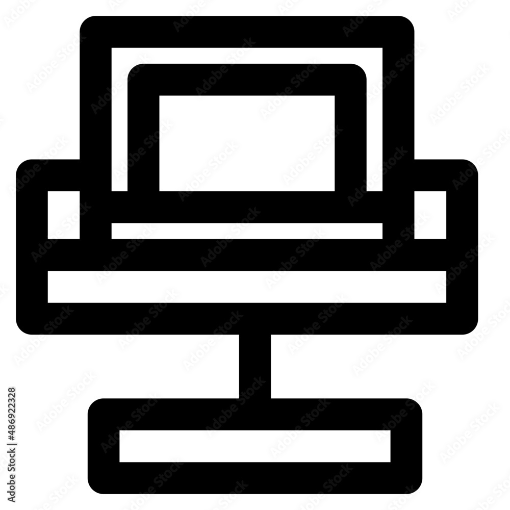 chair line icon suitable for office business chair line icon suitable for office business