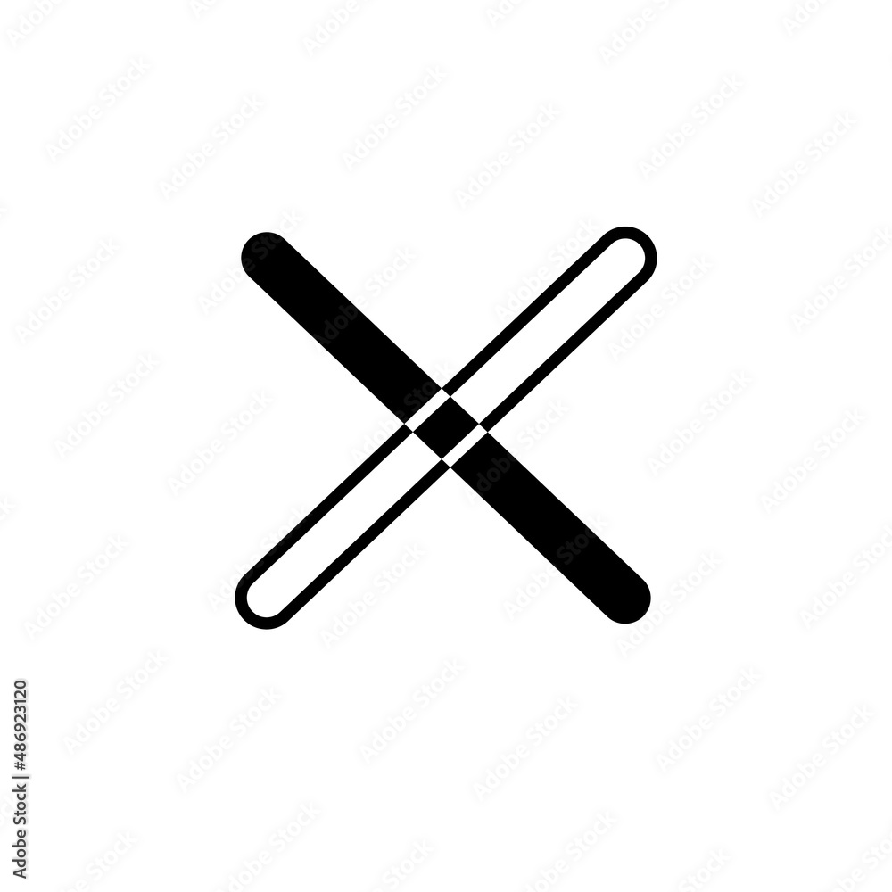 letter x vector logo template illustration