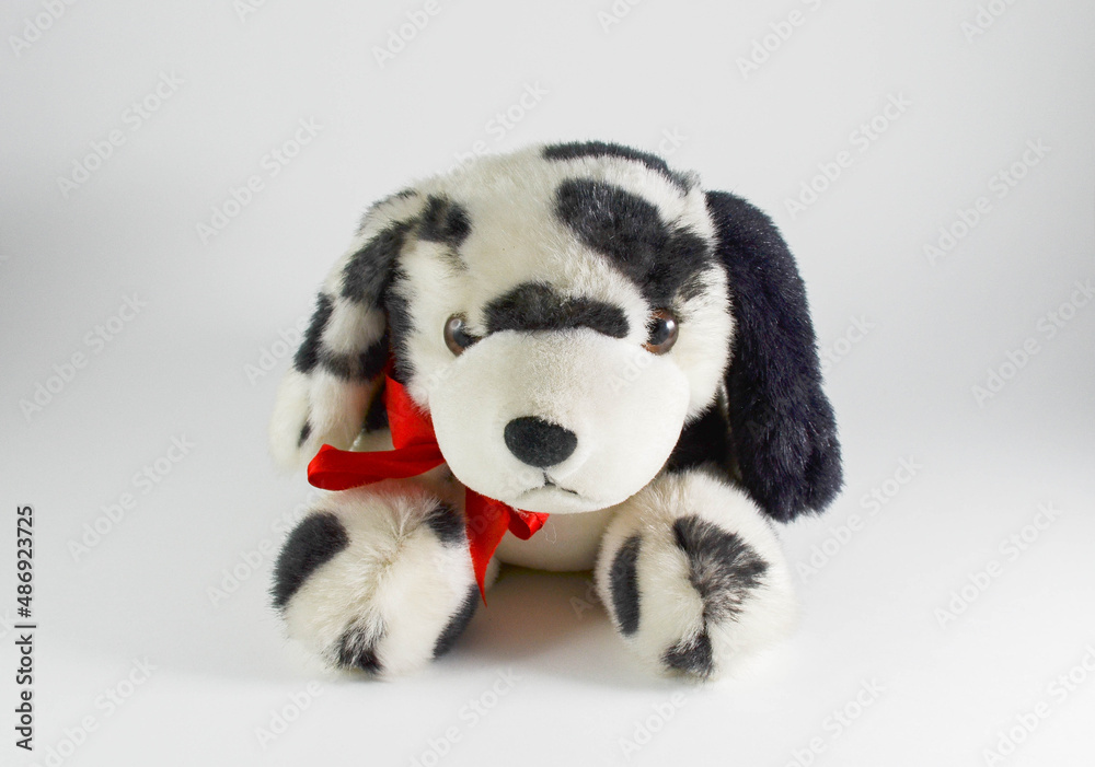 puppy.a plush toy on a white background. puppy.a plush toy on a white background.