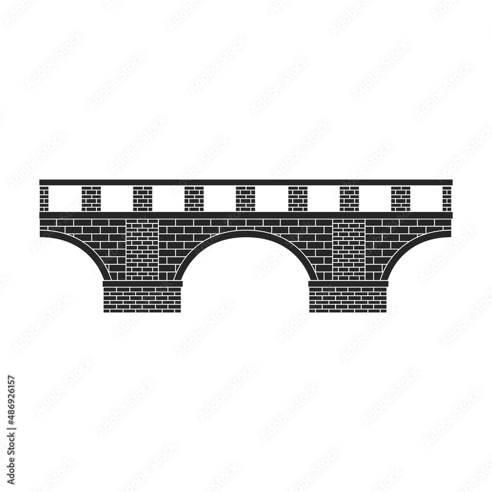 Bridge vector icon.Black vector icon isolated on white background bridge. Bridge vector icon.Black vector icon isolated on white background bridge.