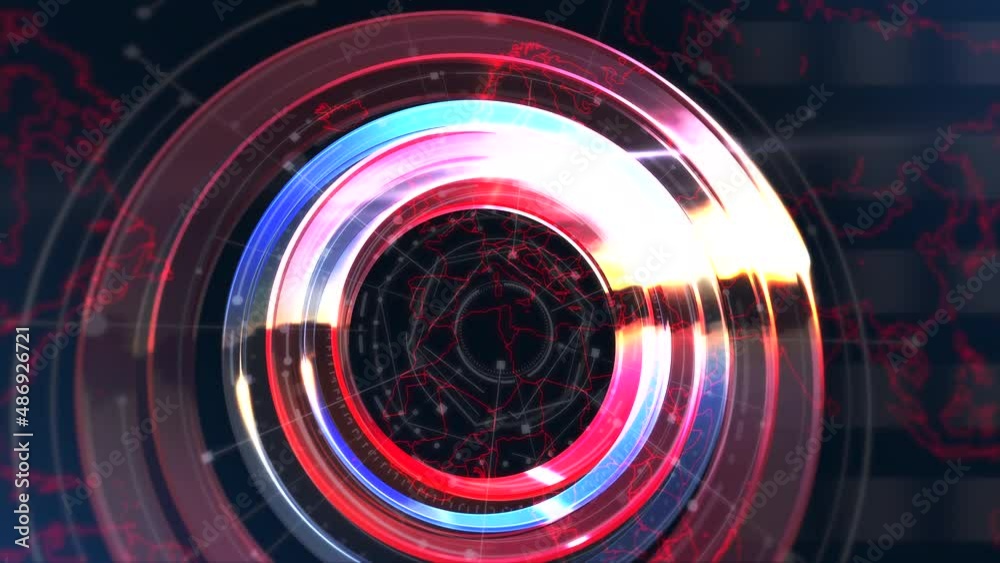 Newsroom with abstract lines and HUD elements, business, corporate and news style background Newsroom with abstract lines and HUD elements, business, corporate and news style background