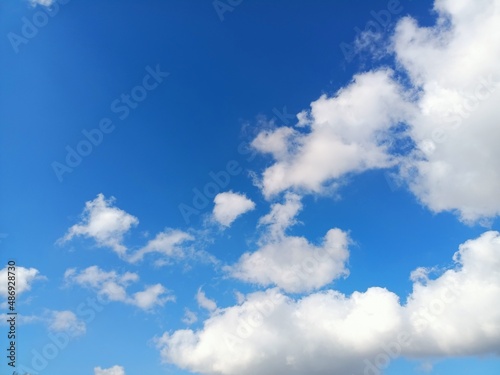 blue sky with clouds