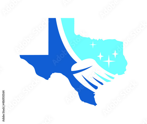Texaz Cleaning Services Illustration Sign 