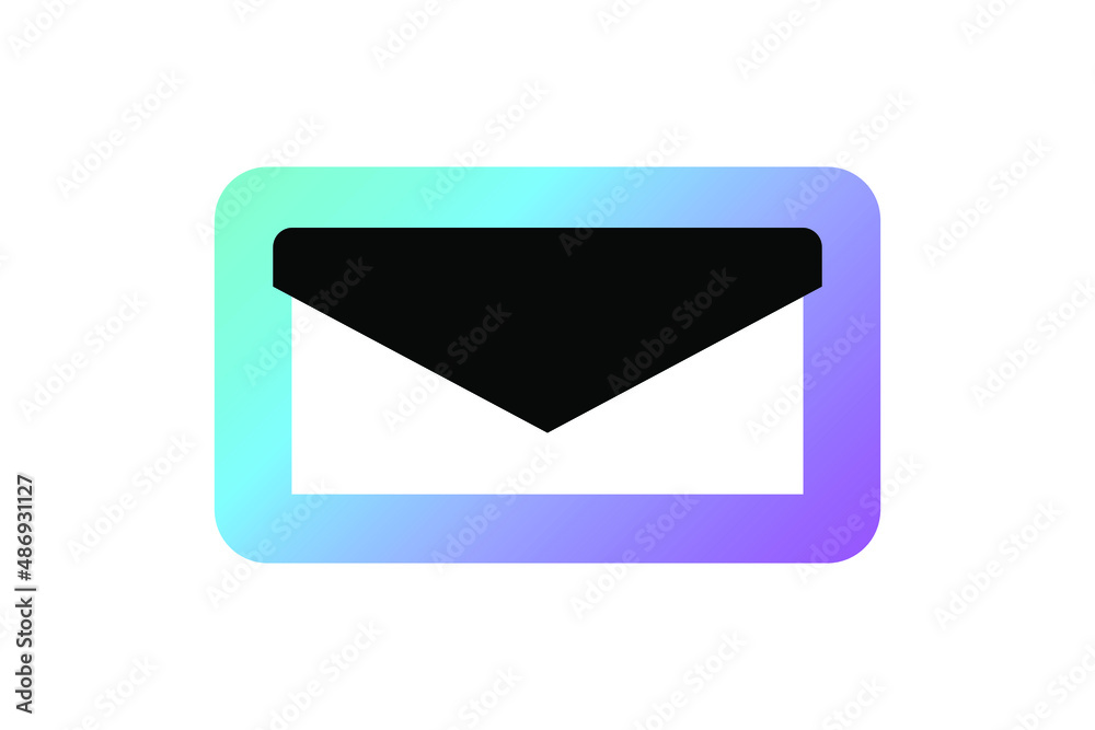 Modern envelope icon. Mail Symbol. Vector illustration isolated on ...