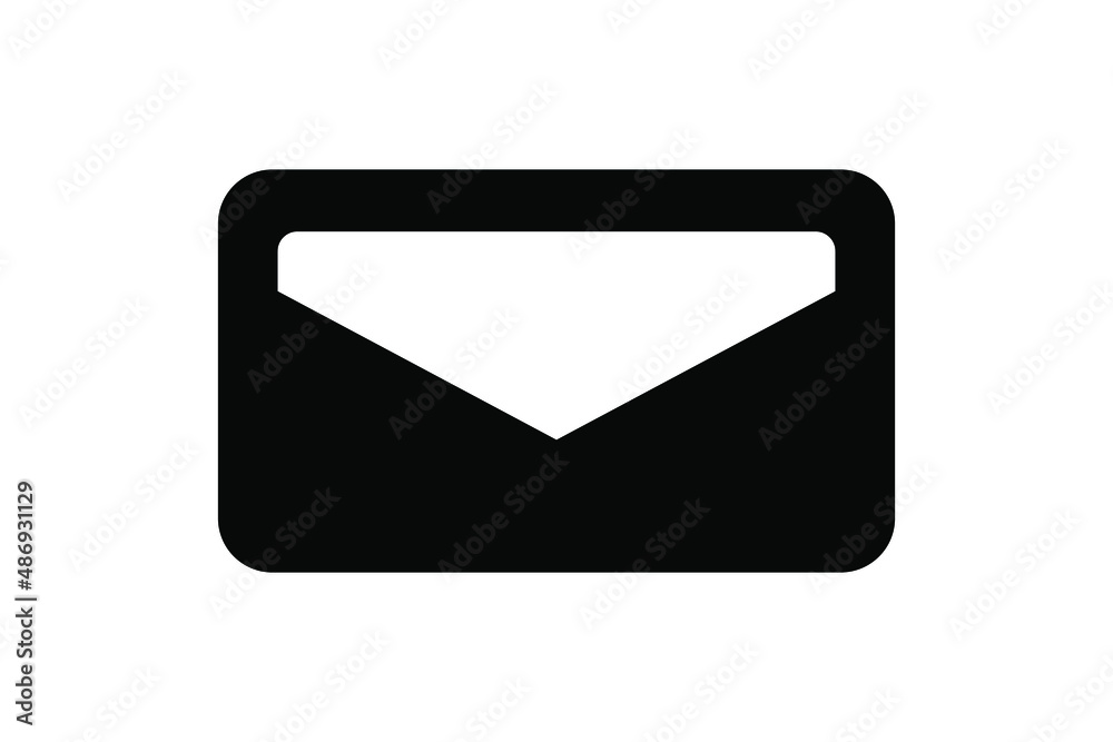 Modern envelope icon. Mail Symbol. Vector illustration isolated on white background. EPS 10 Modern envelope icon. Mail Symbol. Vector illustration isolated on white background. EPS 10