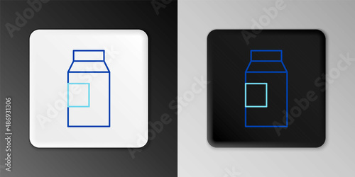 Free Download Line Paper package for milk icon isolated on grey background. Milk packet sign. Colorful outline concept. Vector - GFXLoad