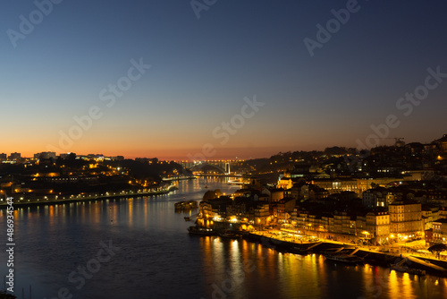 Sunset views of the city of Porto and the Douro river. © Jenni Ventura Martil