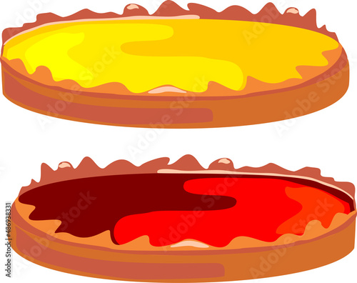 hot dog and shawarma food