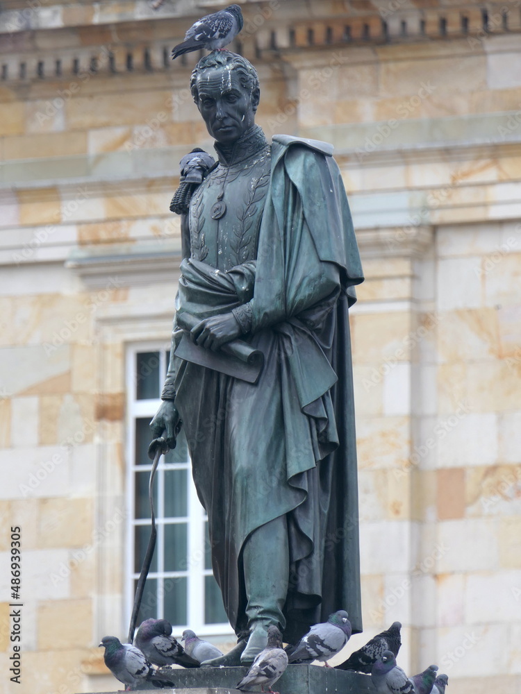 Statue des Simon Bolivar in Bogota