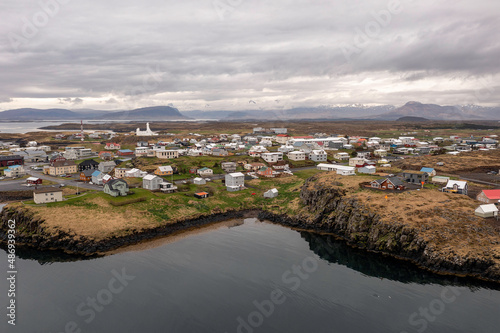 Village by the water