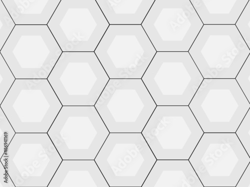 Fototapeta Naklejka Na Ścianę i Meble -  Abstract background of hexagon pattern