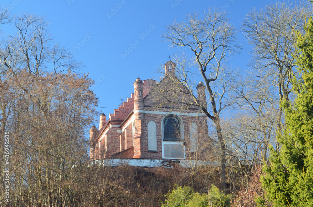 Zabytkowy kościół w Serocku, Mazowsze/Monumental church in Serock town, Mazovia, Poland