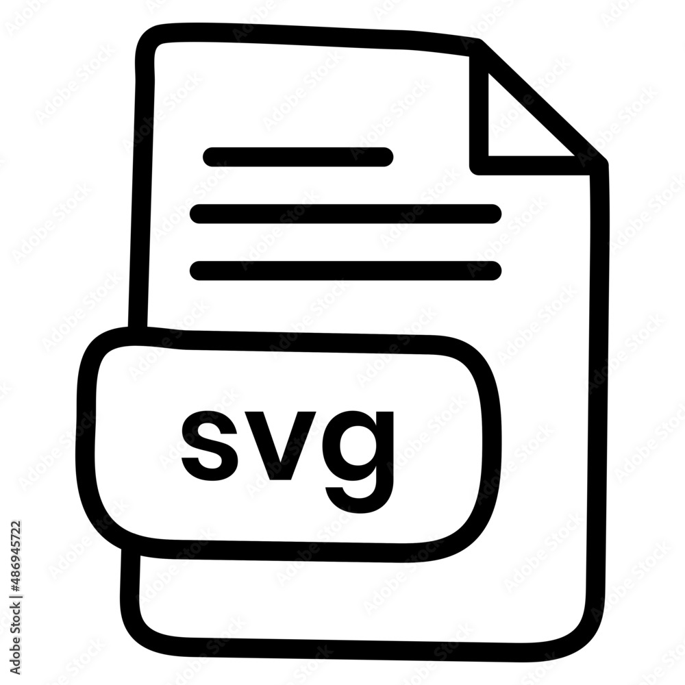 An outline design icon of file
An outline design icon of file
