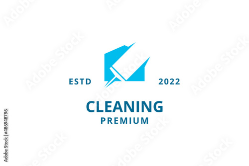 Free Download Creative cleaning service logo. cleaning house, logo inspirations vector - GFXLoad