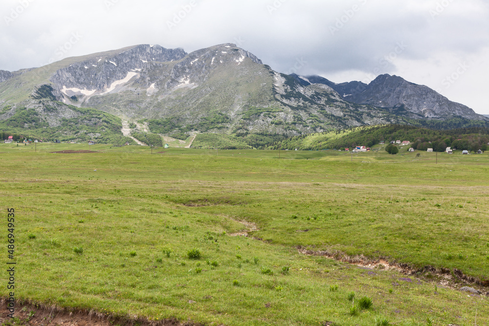 Mountains of the Durmitor national park. Montenegro