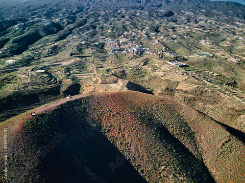 Rugged landscape - Drone Photography photo